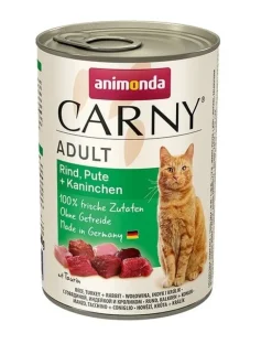 ANIMONDA Carny Adult 400 g - manzo, tacchino e coniglio