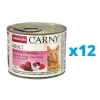 ANIMONDA Carny Adult mix manzo, tacchino e gamberetti 12 x 200g