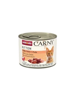 ANIMONDA Carny Kitten Veal&Chicken&Turkey 200 g vitello pollo e tacchino per gattini