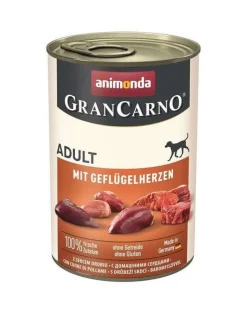 ANIMONDA GranCarno Adult with Poultry hearts 400 gcon cuori di pollame per cani adulti