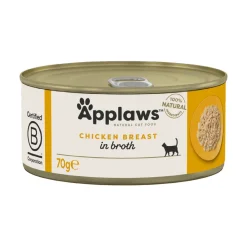 APPLAWS Cat Adult Chicken Breast in Broth petto di pollo in brodo 24 x 70g