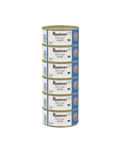 APPLAWS Cat Adult Tuna with Crab in Broth tonno e granchio in brodo 6 x 70g