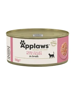 APPLAWS Cat Adult Tuna with Prawn in Broth tonno e gamberi in brodo 24 x 156g