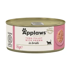 APPLAWS Cat Adult Tuna with Prawn in Broth tonno e gamberi in brodo 72 x 70g