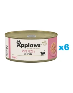 APPLAWS Cat Adult Tuna with Prawn in Broth tonno e gamberi in brodo 6 x 156g