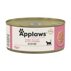 APPLAWS Cat Adult Tuna with Prawn in Broth tonno e gamberi in brodo 6 x 156g