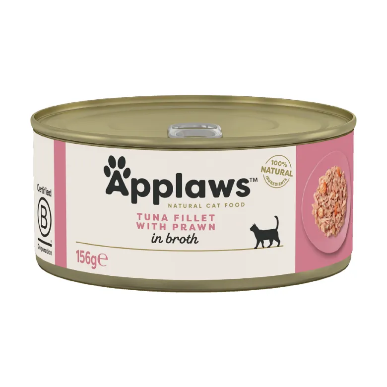 APPLAWS Cat Adult Tuna with Prawn in Broth tonno e gamberi in brodo 72 x 156g