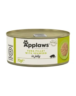APPLAWS Cat Adult Tuna with Seaweed in Jelly tonno con alghe in gelatina 6 x 70g