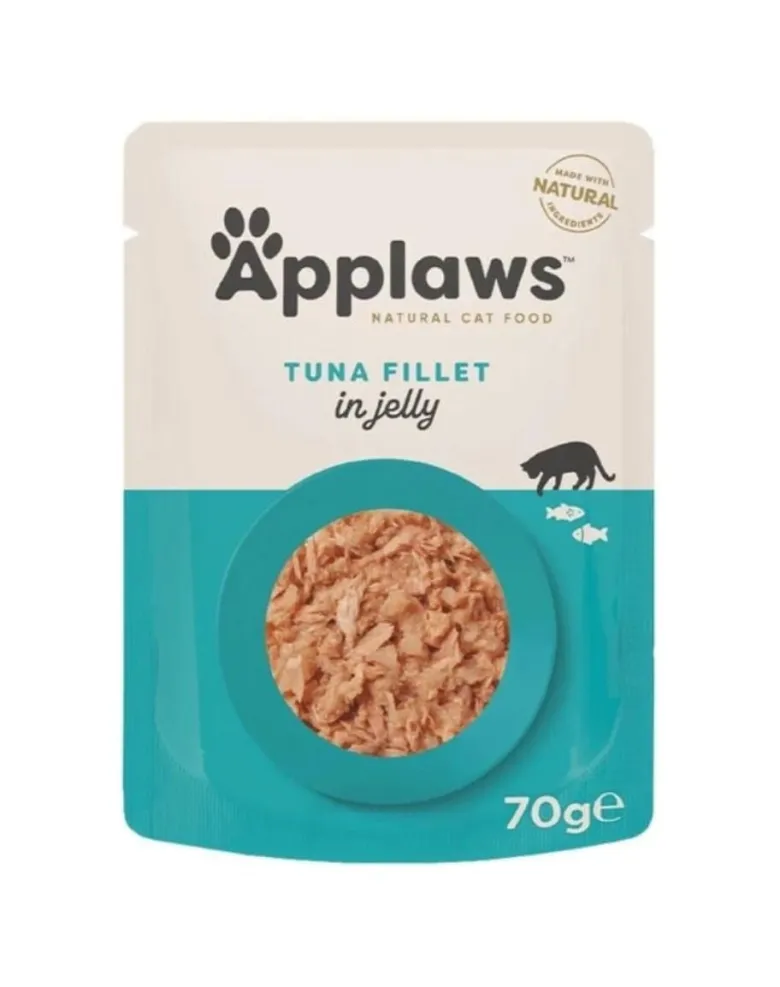 APPLAWS Cat Pouch Tuna in Jelly Filetto di tonno in gelatina 70g