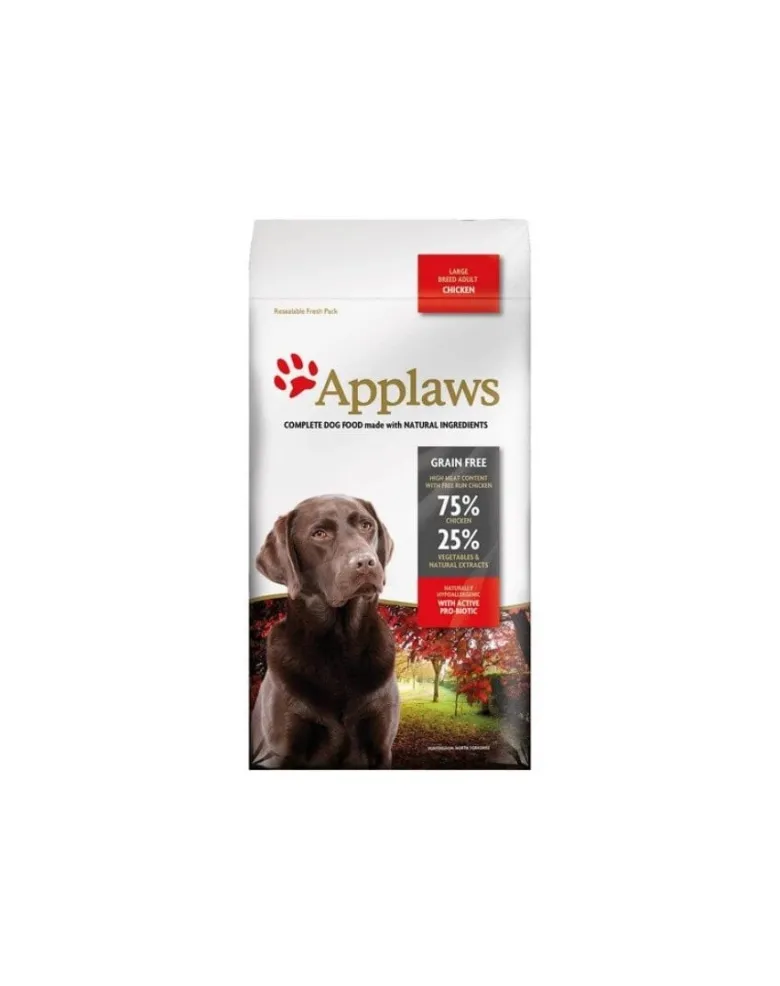 APPLAWS Cibo per cani adulti di taglia grande Pollo 2 kg