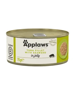 APPLAWS Cibo umido per gatti 70g Tonno e alghe in gelatina