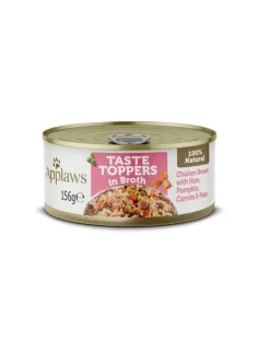 APPLAWS Taste Toppers Petto di pollo, prosciutto e zucca in brodo 12 x 156g