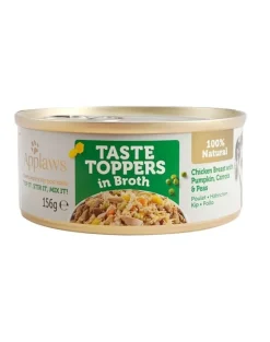 APPLAWS Taste Toppers Petto di pollo, zucca e piselli in brodo 6 x 156g