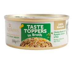 APPLAWS Taste Toppers Petto di pollo, zucca e piselli in brodo 6 x 156g
