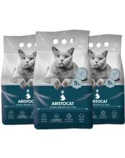 ARISTOCAT Lettiera in bentonite naturale 15l (3x5l)