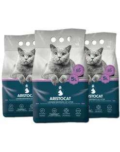 ARISTOCAT Lettiera in bentonite alla lavanda 15l (3x5l)