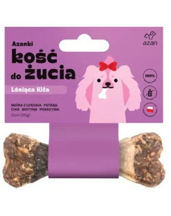 AZANKI Osso da masticare Lśniąca Kita per pelle e pelo sani 12cm