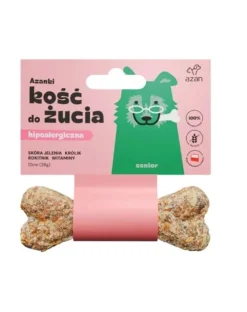 AZANKI Osso di pelle di cervo per cani anziani Senior 12cm