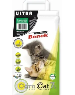 BENEK Super Corn Cat Ultra granella di mais Erba fresca 7 l