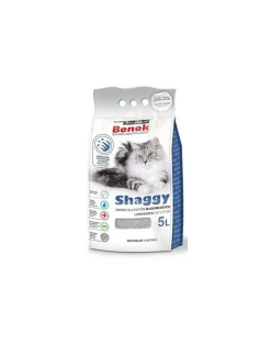 BENEK Super Shaggy 5 l lettiera per gatti a pelo lungo