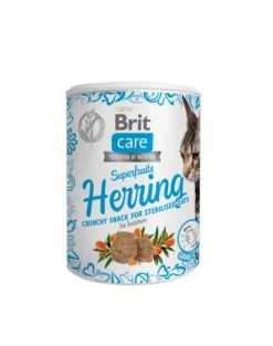 BRIT Care Cat Snack Superfruits herring per gatti sterilizzati 100 g