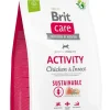 BRIT CARE Dog Sustainable Activity chicken insekt per cani adulti attivi con pollo e insetti 3 kg