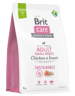 BRIT Care Dog Sustainable Adult Small Breed cibo secco con pollo e insetti 3 kg