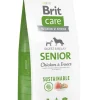 BRIT Care Dog Sustainable Senior Chicken & Insect per cani anziani con pollo e insetti 12 kg