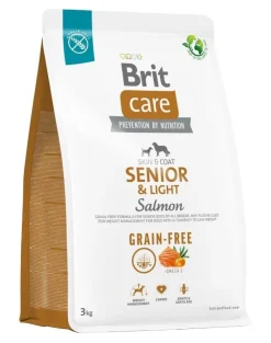BRIT Care Grain-free Senior&Light con salmone 3kg