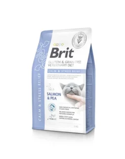 BRIT Grain Free Veterinary Diets Cat Calm Stress Relief Salmon Pea 5 kg