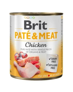 BRIT Pate&Meat chicken 6 x 800g paté di pollo per cani
