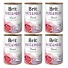 BRIT Pate&Meat lamb 6 x 400g paté d'agnello per cani