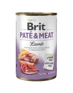 BRIT Pate&Meat lamb 6 x 400g paté d'agnello per cani