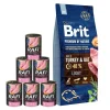 BRIT Premium By Nature Light 15kg + cibo umido con tacchino 6 x 400g