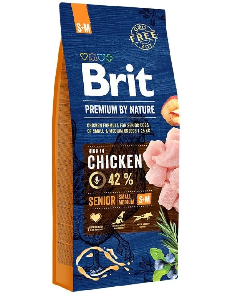 BRIT Premium By Nature Senior Small Medium S+M 30 kg (2 x 15 kg)