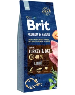 BRIT Premium By Nature Turkey and Oat Light 30kg (2 x 15kg)