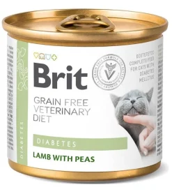 BRIT Veterinary Diet Diabetes Lamb&Pea 24x200g