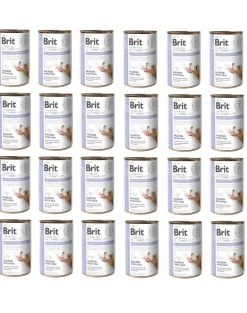 BRIT Veterinary Diet Gastrointestinal Salmon with Pea 24x400g