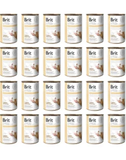 BRIT Veterinary Diet Hepatic Turkey&Pea 24x400g