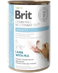 BRIT Veterinary Diet Obesity Lamb&Pea 400g