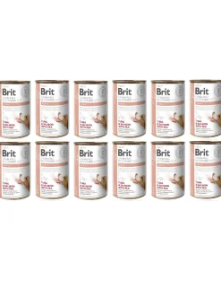 BRIT Veterinary Diet Renal Tuna&Salmon&Pea 12x400g