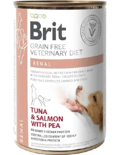 BRIT Veterinary Diet Renal Tuna&Salmon&Pea 24x400g