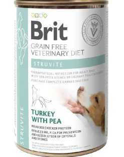 BRIT Veterinary Diet Struvite Turkey&Pea 12x400g