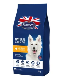 BUTCHER'S Natural&Healthy con pollo 15kg x 2