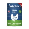 BUTCHER'S Original Tripe cibo per cani, con pollo e rumine, paté 400g