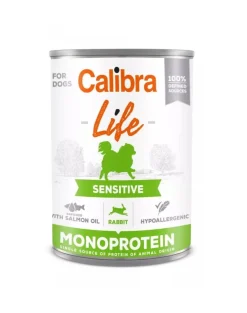 CALIBRA Dog Life Sensitive Rabbit 400g con coniglio