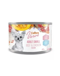 CALIBRA Dog Verve GF Adult Small Beef&Chicken 200g Alimento umido senza cereali con manzo e pollo per cani di piccola taglia