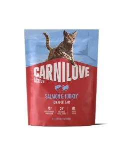 CARNILOVE Active Cat Salmon and Turkey Adult 400 g salmone e tacchino, per tutti i gatti adulti