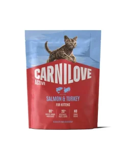 CARNILOVE Active Cat Salmon and Turkey for Kittens 400 g salmone e tacchino, per gattini di tutte le razze