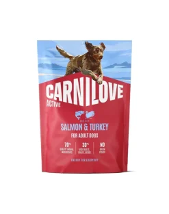 CARNILOVE Active Dog Salmon and Turkey Adult 1,5 kg salmone e tacchino, per cani adulti